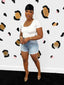 Stud Short Denim