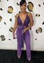 Night Code Rhinestone Pant Set