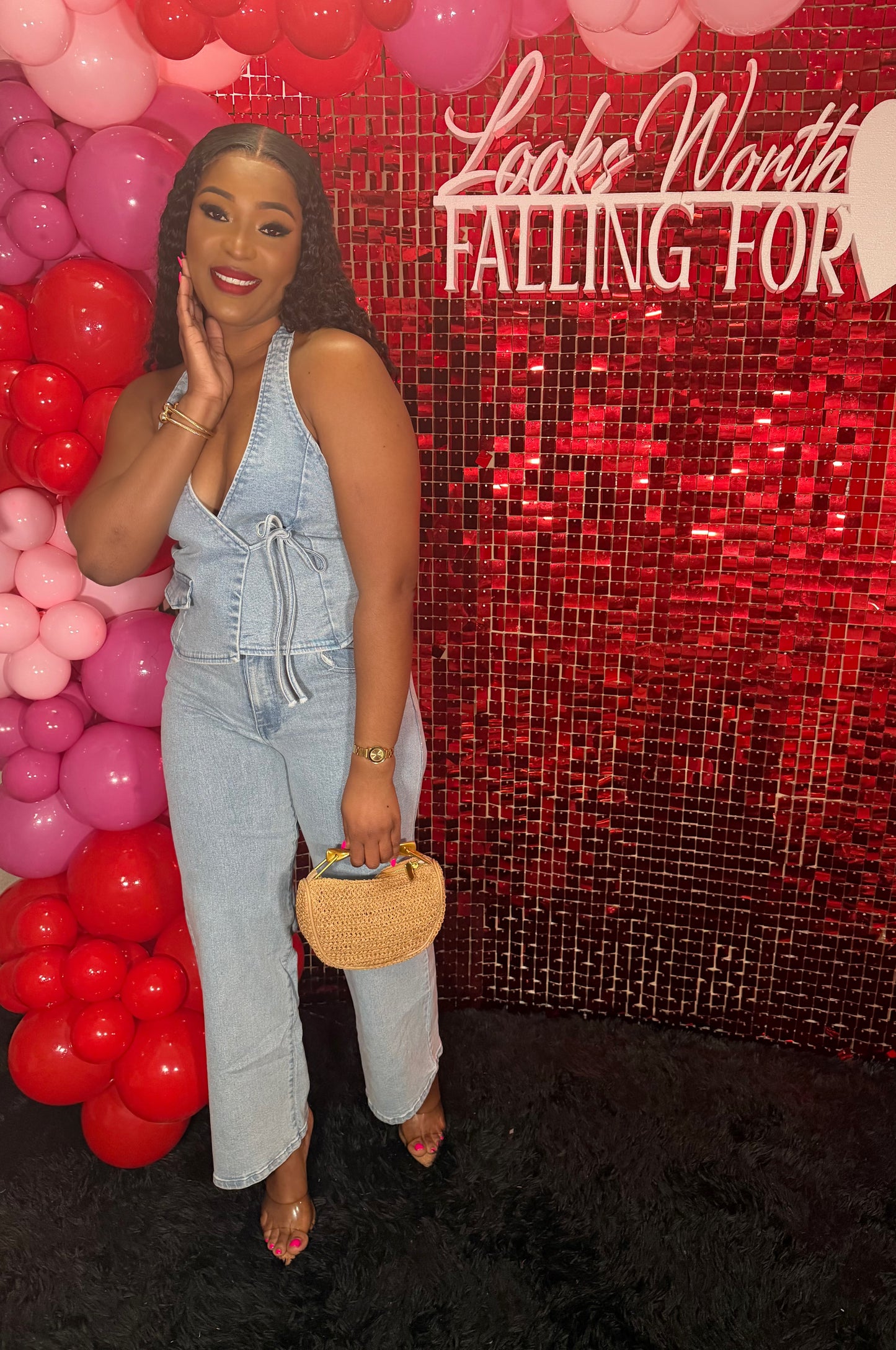 Denim Vibes Pant Set