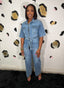 So Denim Pant Set