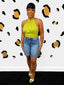 Green Love Top