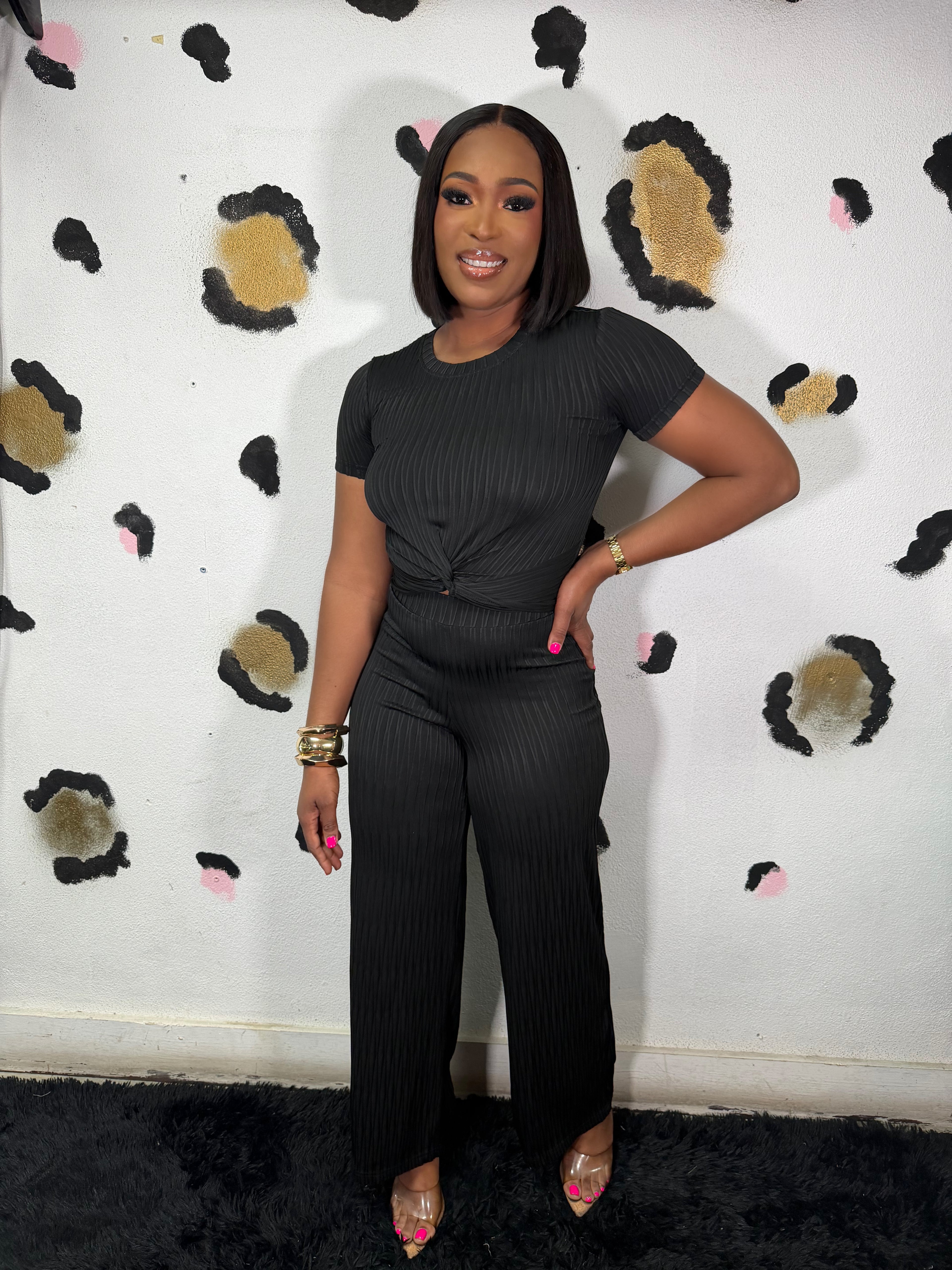 Black Knight Pant Set