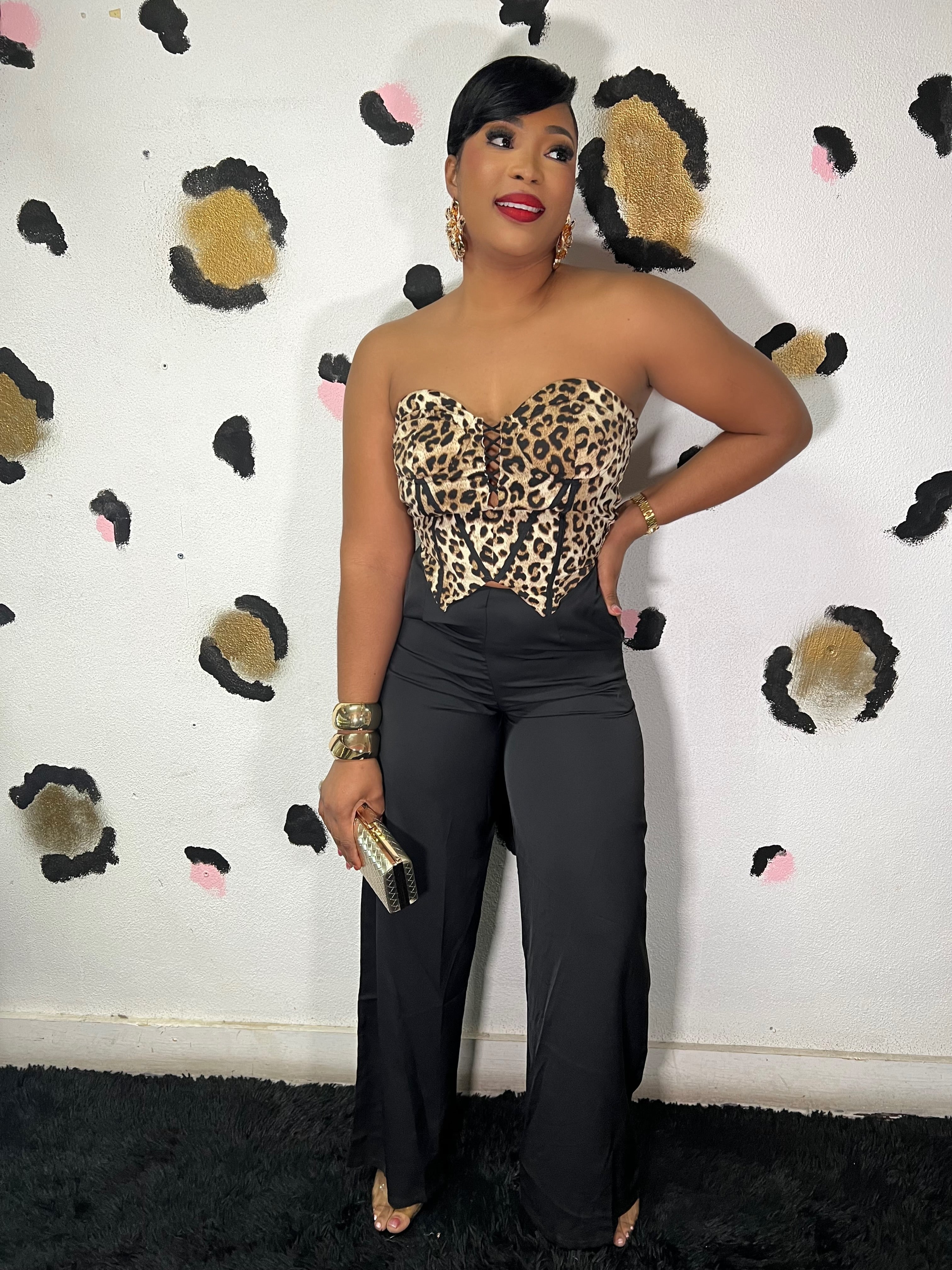 Glam Leopard Jumpsuit Main image