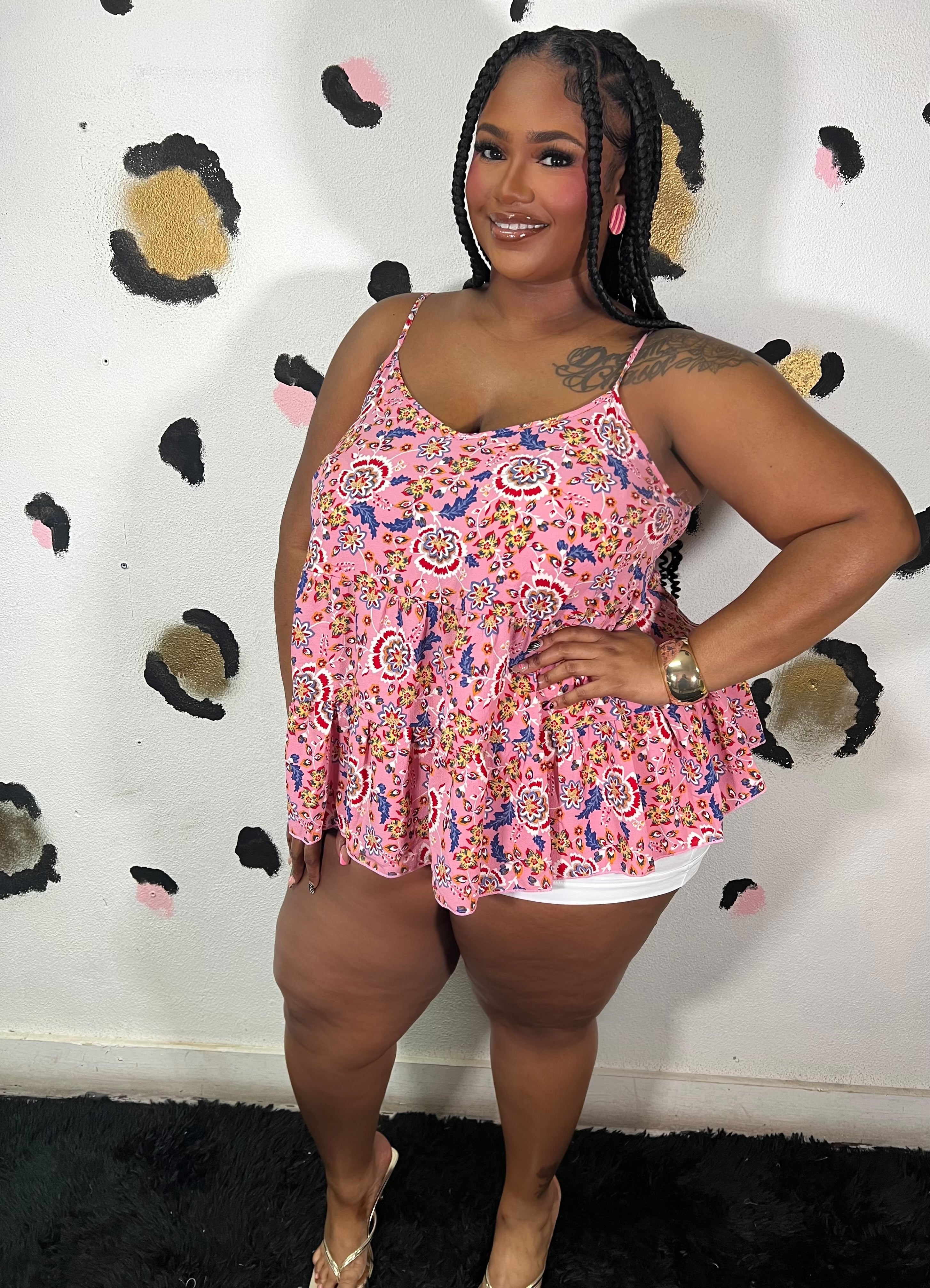 Floral Me Top Plus Main image