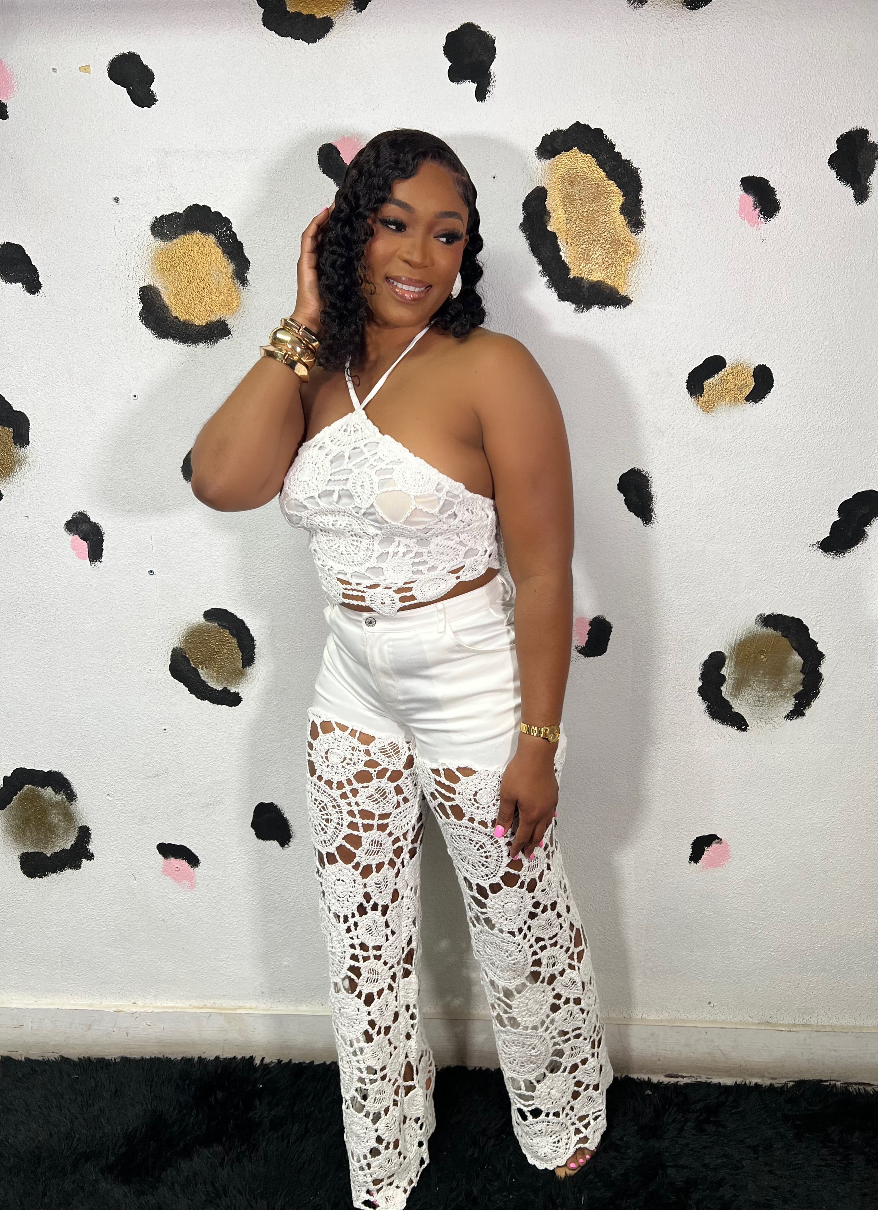 Lace Me Good Pant Set Main image