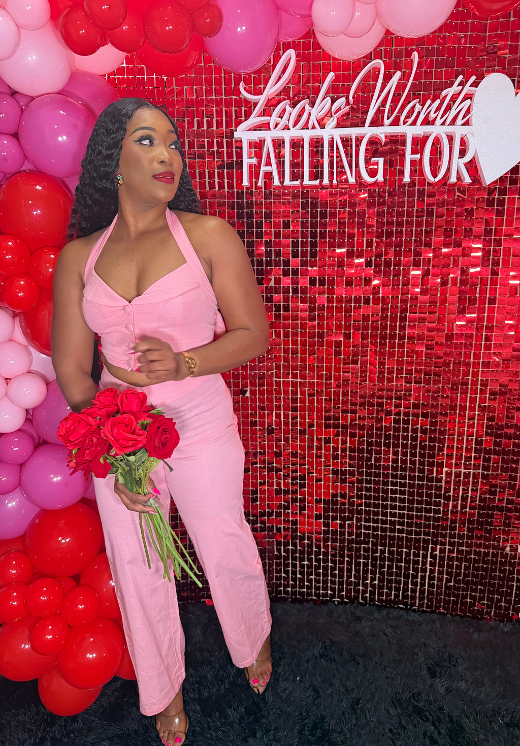 Galentines Pant Set