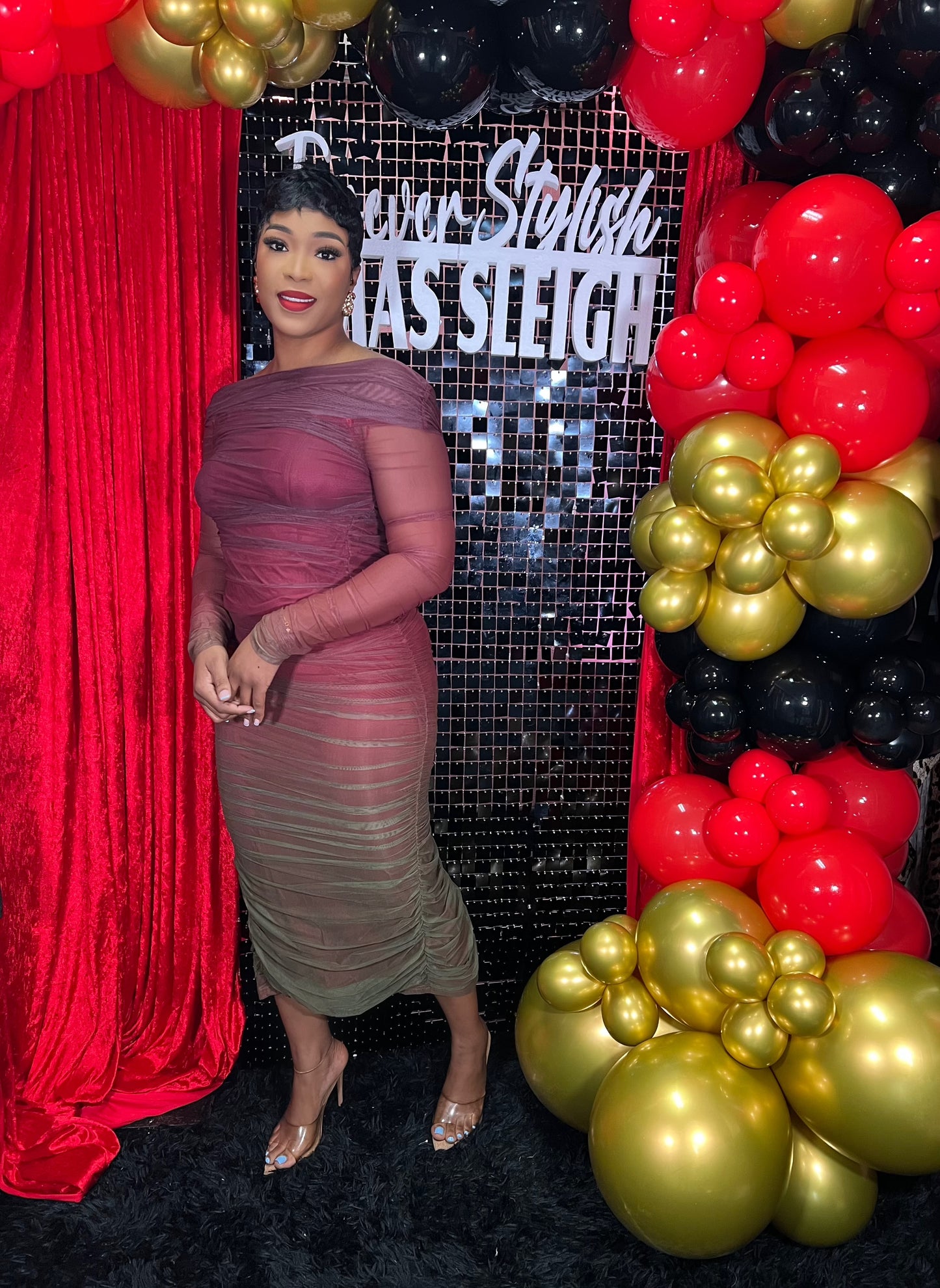 Cranberry Love Dress