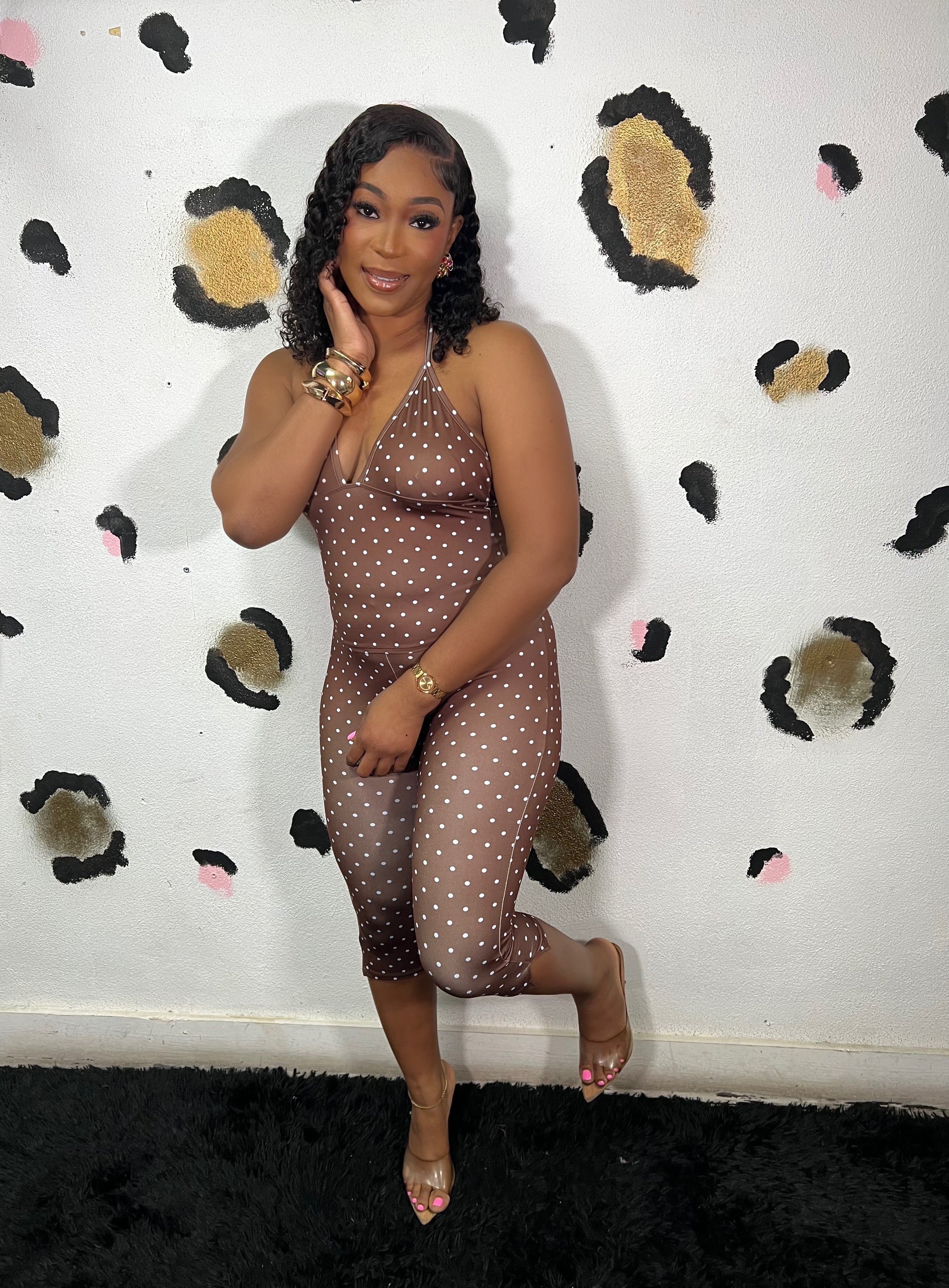 Polka Honey Pant Set