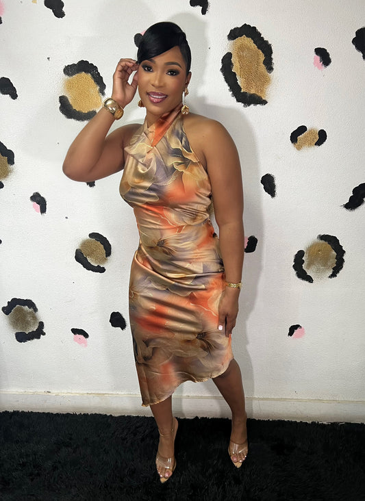 Make Me Blush Midi Dress