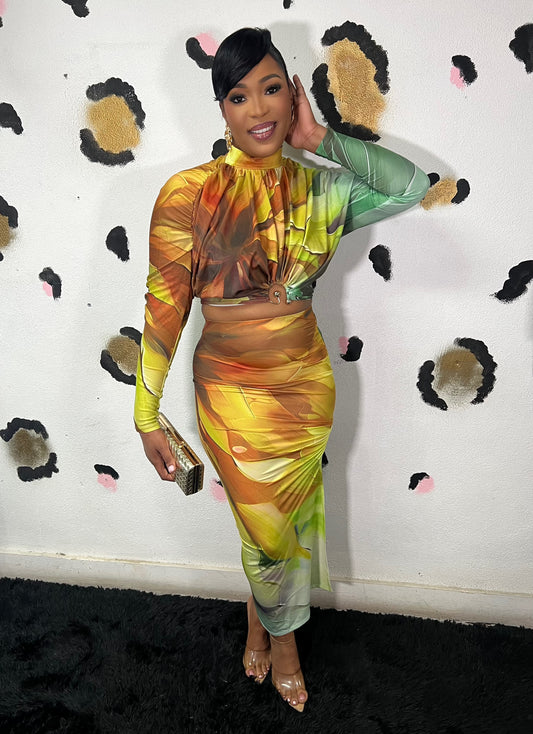 Heart Breaker Skirt Set