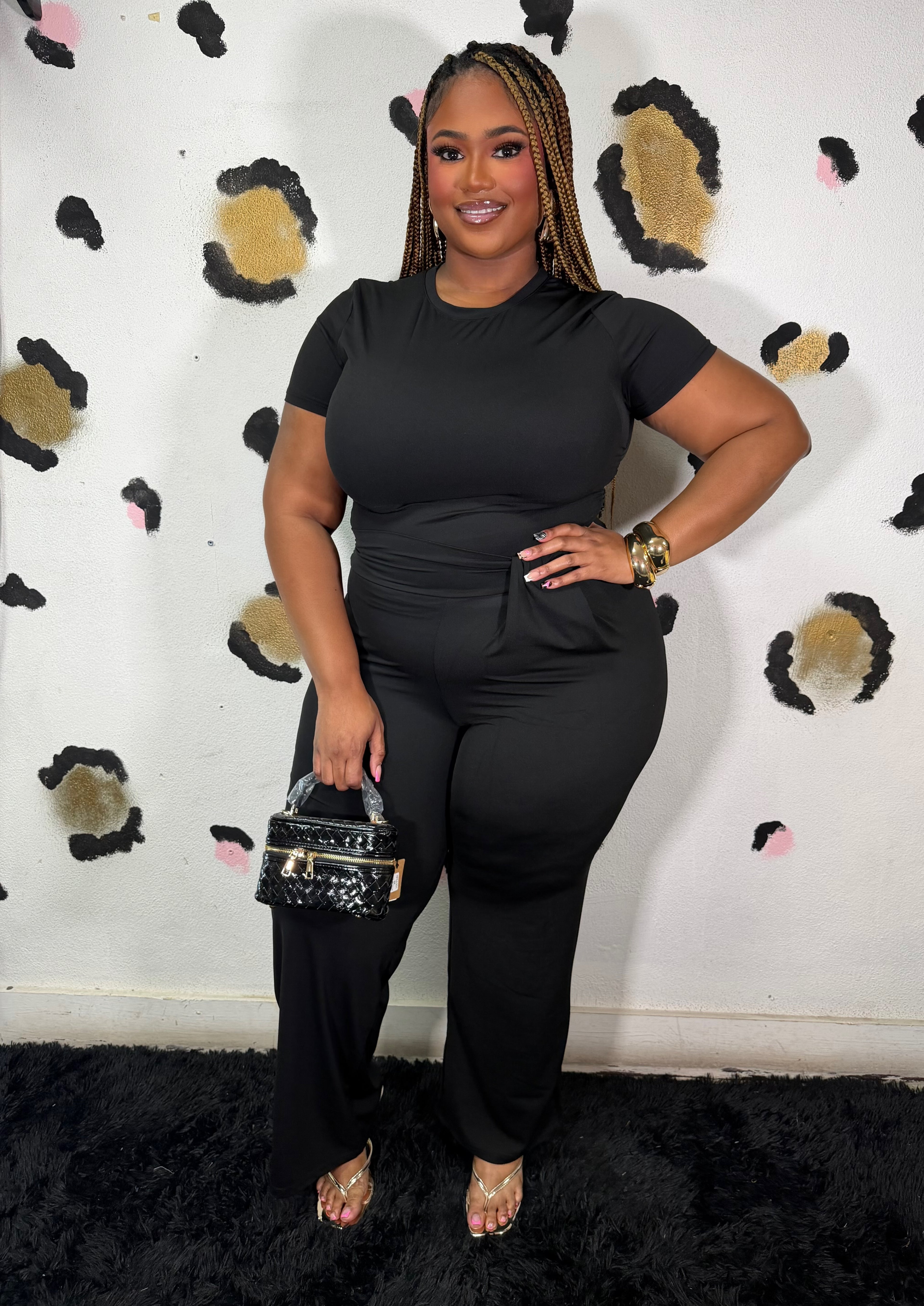So Black Is Beautiful Pant Set Plus