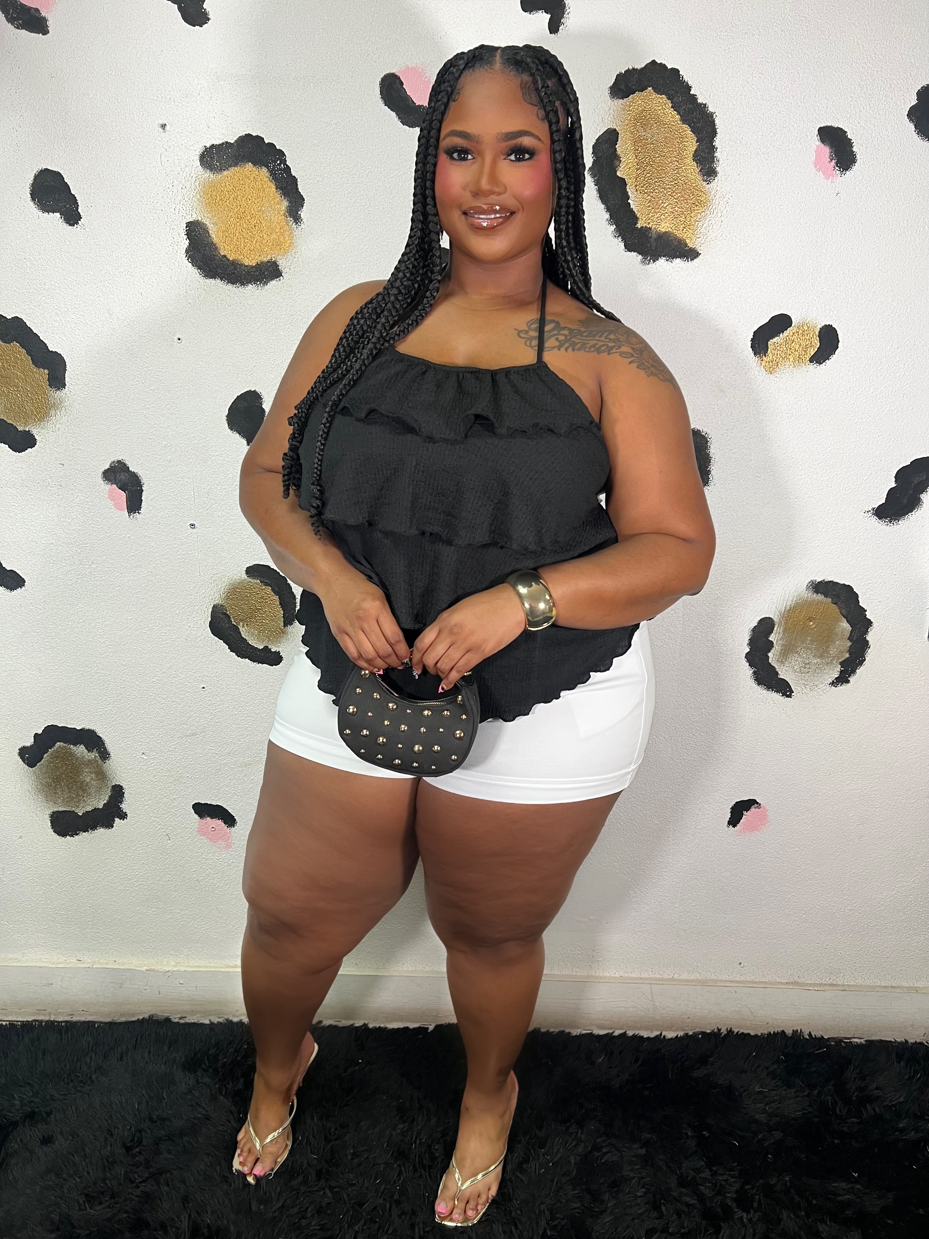 Ruffle Me Top Plus Main image