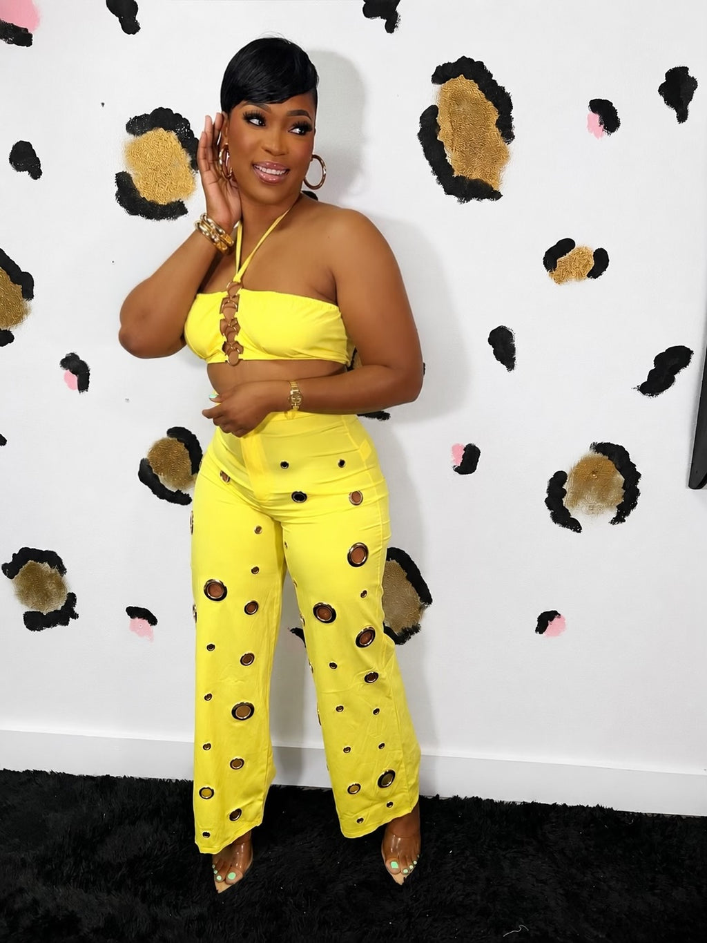 Golden Circle Pant Set