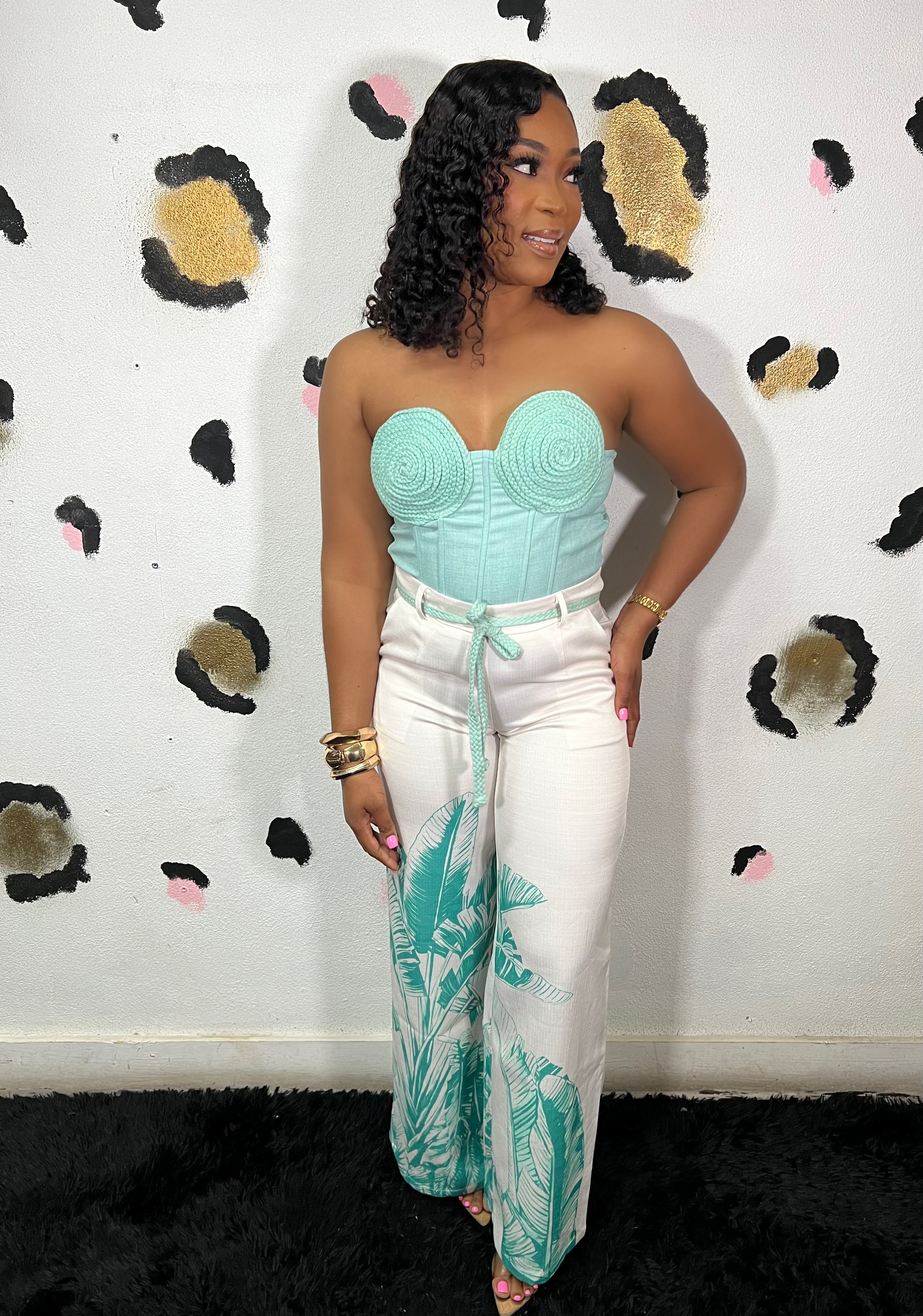 Talk Tropic To Me Pant Set